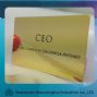 gold plated mirror metal business cards